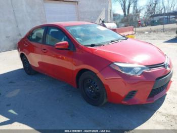  Salvage Toyota Corolla