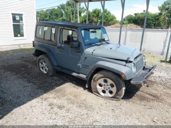  Salvage Jeep Wrangler