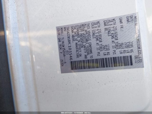 Nissan Murano Sv Intelligent Awd Image 15